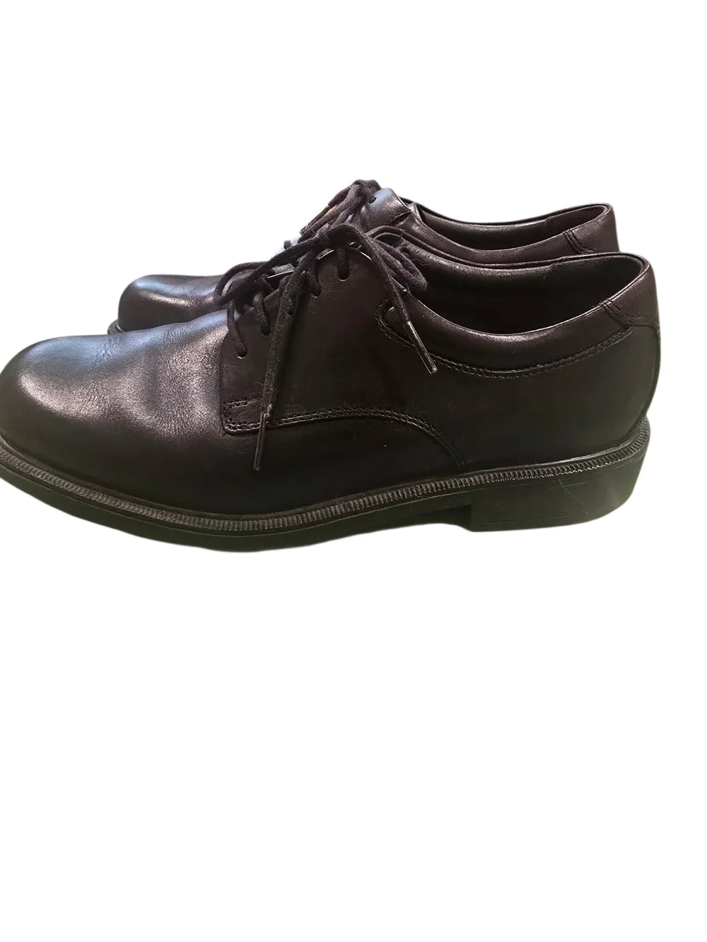 Rockport Men's Margin Oxford Black Leather Lace Up 8 1/2